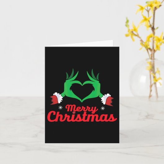 2025メリークリスマス カード (黄色い花)