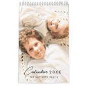 2025モダンカスタム年の写真自分の家族を作る カレンダー (カバー)