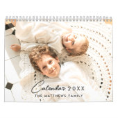 2025モダンカスタム年の写真自分の家族を作る カレンダー (カバー)