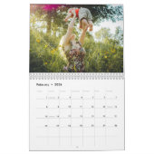 2025モダンカスタム年の写真自分の家族を作る カレンダー (2月 2026)