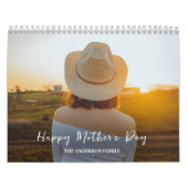 2025モダンカスタム年の写真自分の家族を作る カレンダー (カバー)