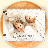 2025モダンカスタム年の写真自分の家族を作る カレンダー