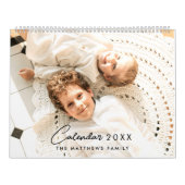 2025モダンカスタム年の写真自分の家族を作る カレンダー (カバー)