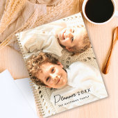 2025モダンカスタム年の写真自分の家族を作る プランナー手帳