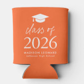 2025モダン年のScript Orangeの卒業クラス 缶クーラー (裏面)