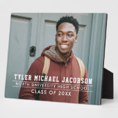 2025モダン年クラス卒業カスタム フォトプラーク (側面)