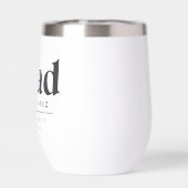 2025モダン年パーソナライズされた卒業クラス (背面)