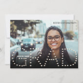 2025モダン年金ゴールド写真卒業のお知らせ 案内状 (正面)