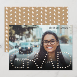 2025モダン年金ゴールド写真卒業のお知らせ 案内状