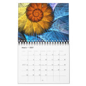 2025モダン抽象芸術カレンダー カレンダー (3月 2027)