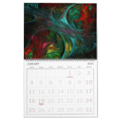 2025モダン抽象芸術 カレンダー (1月 2026)