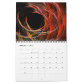 2025モダン抽象芸術 カレンダー (2月 2027)