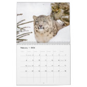 2025ユキヒョウ カレンダー (2月 2026)