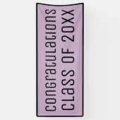 2025ラベンダー卒業おめでとうございます 横断幕 (縦)