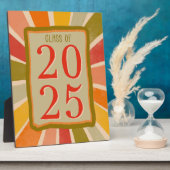 2025レトロスタイリッシュおもしろいモダングラードカード フォトプラーク (側面)