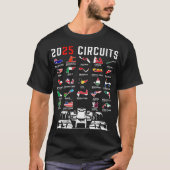 2025レースフォーミュラ・レーシングカー2025フォーミュラ・レース Tシャツ (正面)