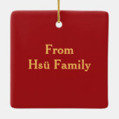 2025中国の年の初老 セラミックオーナメント (裏面)