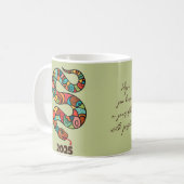 2025中国の年の新年 コーヒーマグカップ (正面左)