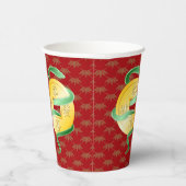 2025中国の年の旧正月金ゴールドコイン 紙コップ (右)