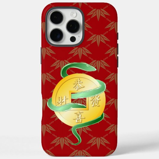 2025中国の年の旧正月金ゴールドコイン Case-Mate iPhoneケース (裏面)