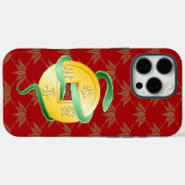 2025中国の年の旧正月金ゴールドコイン Case-Mate iPhoneケース (裏面 (横))