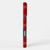 2025中国の年の旧正月金ゴールドコイン iPhoneケース (右側面)