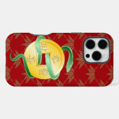 2025中国の年の旧正月金ゴールドコイン iPhoneケース (裏面横)