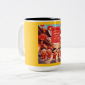 2025中国の年明最高の日 ツートーンマグカップ (正面左)