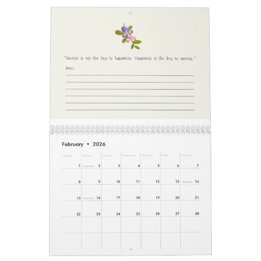 2025中 カレンダー (2月 2026)