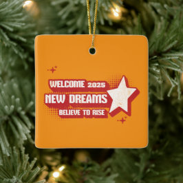 「2025信じ年のプレミアムセラミックオーナメント」 セラミックオーナメント