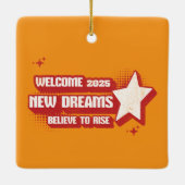 「2025信じ年のプレミアムセラミックオーナメント」 セラミックオーナメント (裏面)