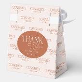 2025写真パーソナライズされたおめでとう卒業党 フェイバーボックス (裏面)