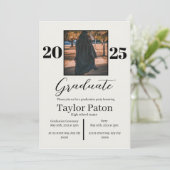 2025卒業パーティカスタマイズ可能招待状 招待状 (スタンド正面)