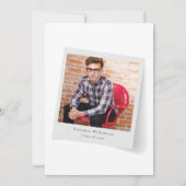 2025卒業式台本 卒業写真 招待状 (裏面)