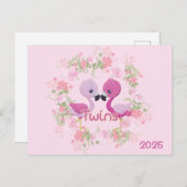 2025双子の妊娠が発表を期待 ポストカード (正面/裏面)