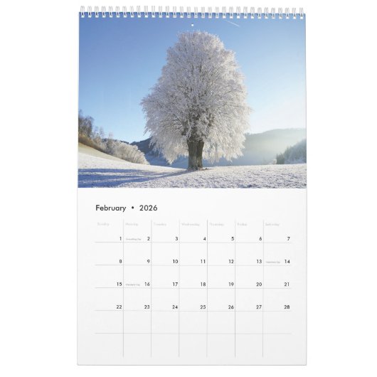 2025四季 カレンダー (2月 2026)