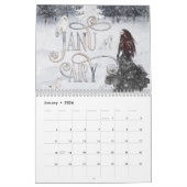 2025図解入りの、写真付きのファンタジー予定表の個人用設定 カレンダー (1月 2026)