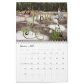 2025図解入りの、写真付きのファンタジー予定表の個人用設定 カレンダー (2月 2027)