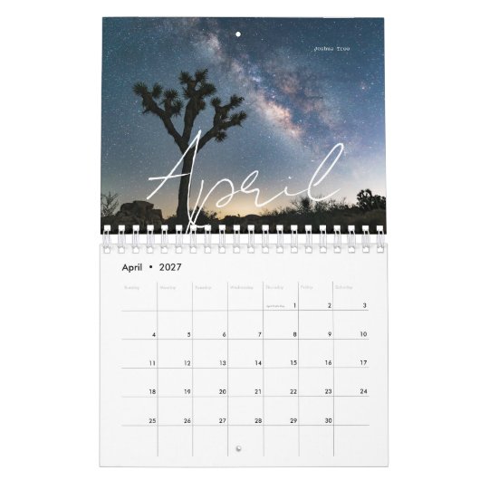 2025国立公園カレンダー カレンダー (4月 2027)