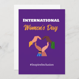 2025国際的年の女子デー 招待状