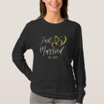 2025妻の夫マッチング婚約パーティJust M Tシャツ<br><div class="desc">2025妻の夫マッチング婚約パーティたった今結婚しました</div>