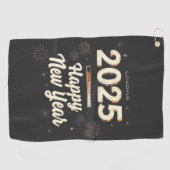 2025年おめでとう家族マッチング ゴルフタオル (横)