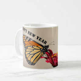 2025年おめでとう自然愛 コーヒーマグカップ