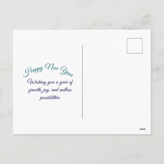 2025年おめでとう花火の街並 シーズンポストカード (裏面)