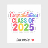 2025年おめでとう鮮やか授業 シール (シート)