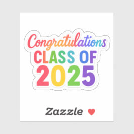 2025年おめでとう鮮やか授業 シール