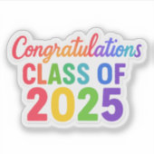 2025年おめでとう鮮やか授業 シール (正面)