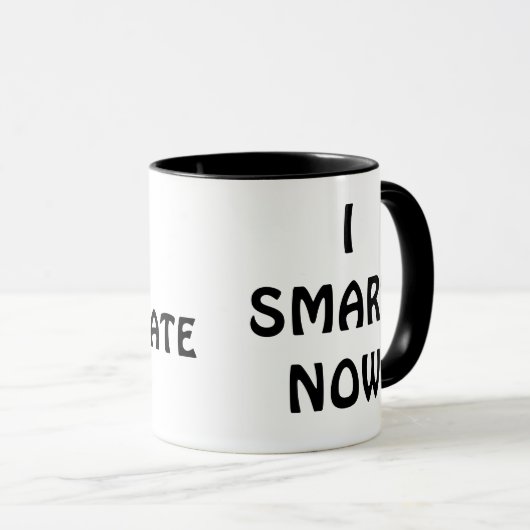 2025年おもしろい卒業ME卒業I 頭が切れる マグカップ (正面右)