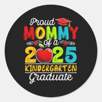 2025年おもしろい幼稚園グラのClのママ ラウンドシール