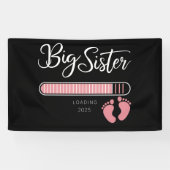 2025年お姉ちゃんになる妊娠発表！ 横断幕 (横)